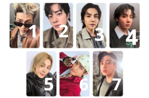 BTS- PHOTOCARD ARIRANG WEVERSE 2ND LUCKY DRAW