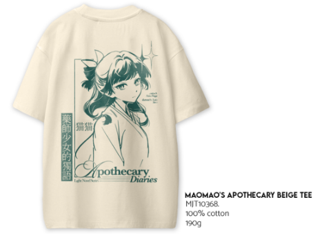 CAMISETA APOTHECARY DIARIES