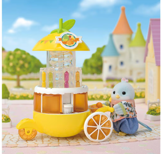 Mini muñecas mini mundos El puesto de zumos de los Cítrico Sylvanian Families Epoch