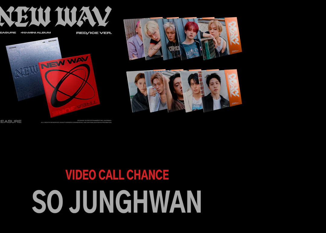 1:1 VIDEO CALL EVENT -SO JUNGHWAN] TREASURE - New Wav - 4th mini album