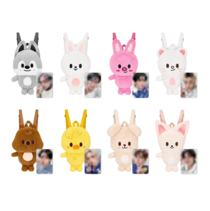STRAY KIDS - SKZOO PLUSH BACKPACK - STAY in Our Little House- PRE-ORDER