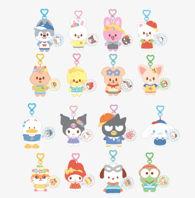 STRAY KIDS - SKZOO X SANRIO CHARACTERS OFFICIAL MD 10CM PLUSH MINI PICKET VER- pre-order