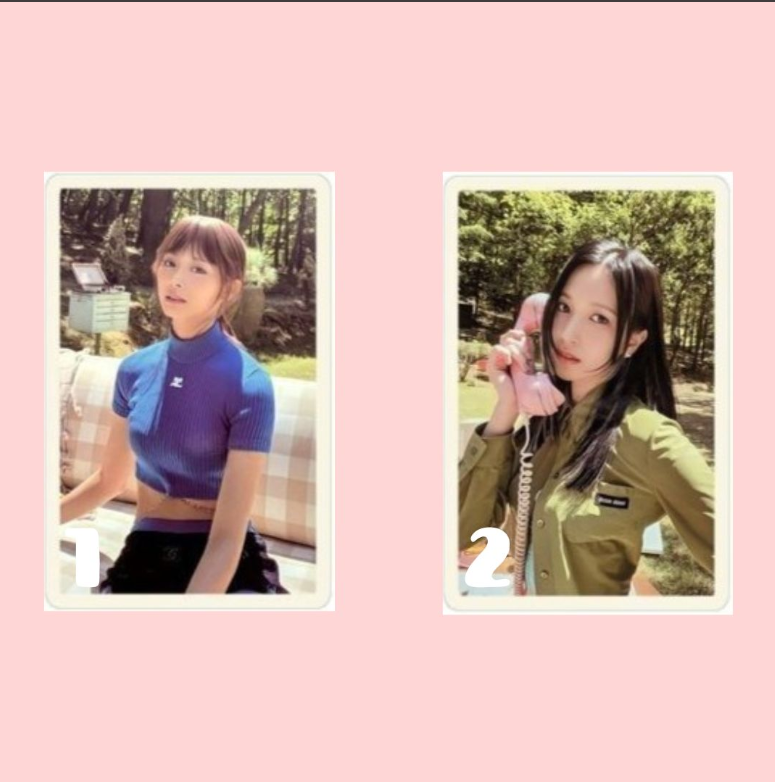 TWICE - OFICIAL PHOTOCARD - BETWEEN 1&2 (PATHFINDER VER)