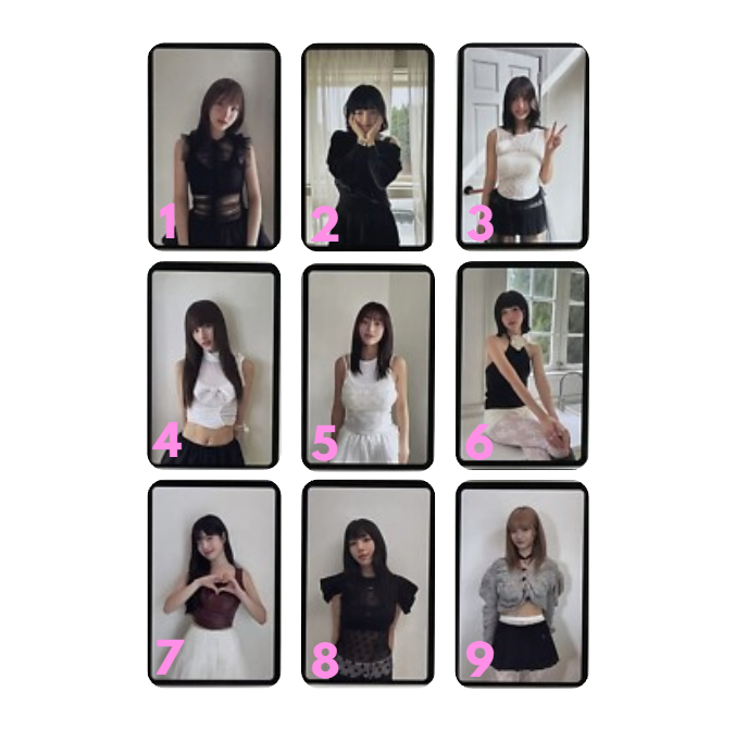 TWICE - PHOTOCARD OFICIAL - STRATEGY POB STEP 3 (BLACK)