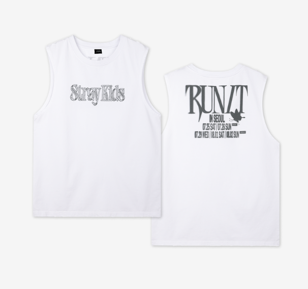 STRAY KIDS - SLEEVELESS TOP - RUN IT SEOUL MD- PRE-ORDER