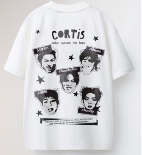 CORTIS- CAMISETA COLORS OUTSIDE THE LINES