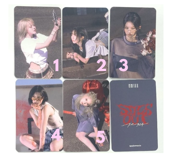 NMIXX - PHOTOCARD OFICIAL - FE304: STICK OUT APPLE MUSIC POB (CONCEPT)