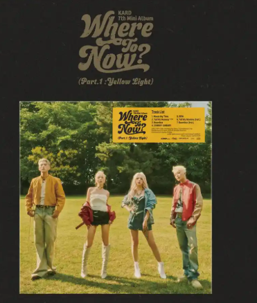 KARD – Where To Now? (Part.1 : Yellow Light) (SIGNED) + Exclusive Photocard [7th Mini Album]- PRE-ORDER
