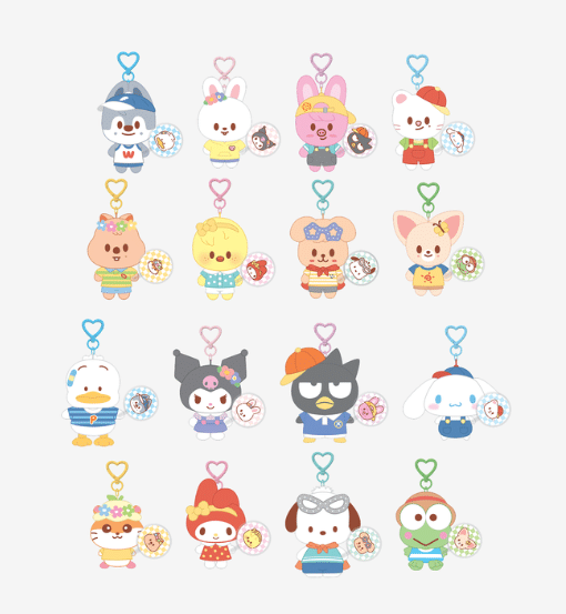 STRAY KIDS - SKZOO X SANRIO CHARACTERS OFFICIAL MD 10CM PLUSH MINI PICKET VER- pre-order