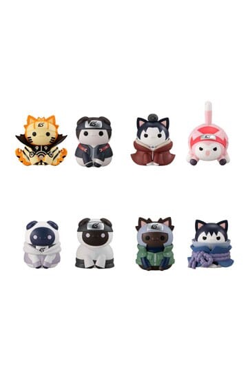 Naruto Shippuden Mega Cat Project Figuras 3 cm Nyaruto! Ver. Break out! Fourth Great Ninja War