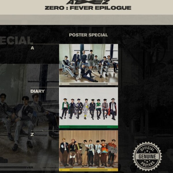 ATEEZ- POSTER OFICIAL ZERO: FEVER EPILOGUE