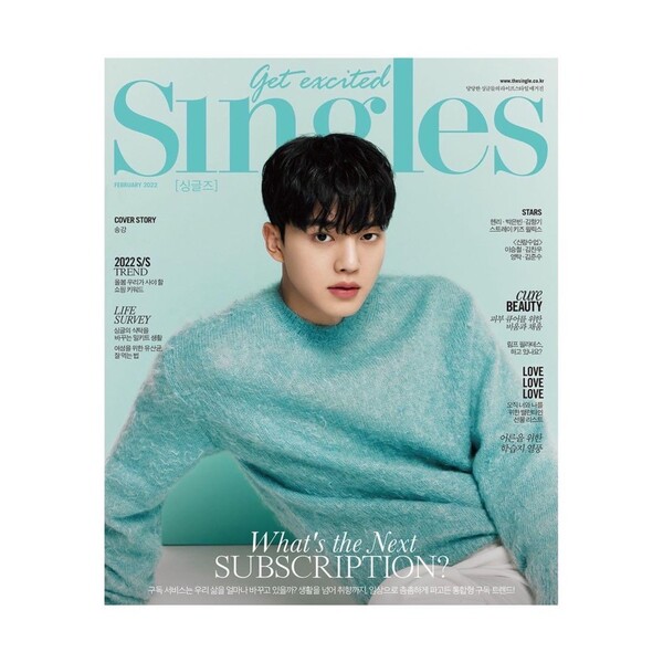 FELIX (STRAY KIDS)  DENTRO - REVISTA SINGLES FEBRERO 2022