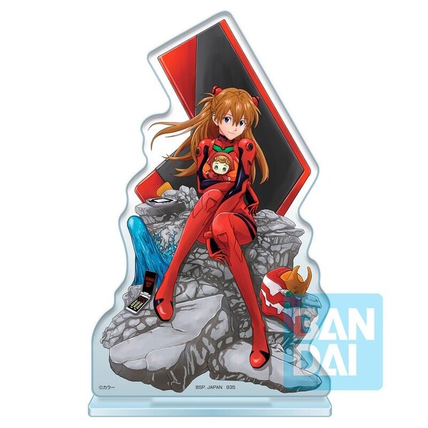 FIGURA ICHIBANSHO ACRYLIC STAND ASUKA SHIKINAMI (OPERATION STARTED)-  EVANGELION 20CM