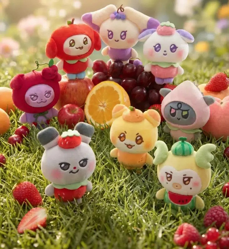 ATEEZ - MIGHTEEZ BERRY BREEZY FAIRY FRUIT PLUSH KEYRING - PRE-ORDER