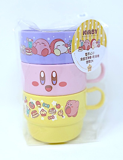 KIRBY - SET 3 VASOS