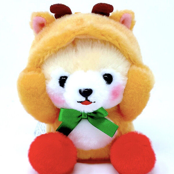 LLAVERO PELUCHE PEQUEÑO AMUSE - MAMESHIBA NAVIDEÑO