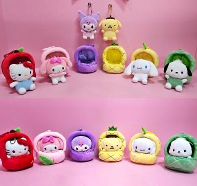 PELUCHE LLAVERO SANRIO FRUTAS Y VERDURAS