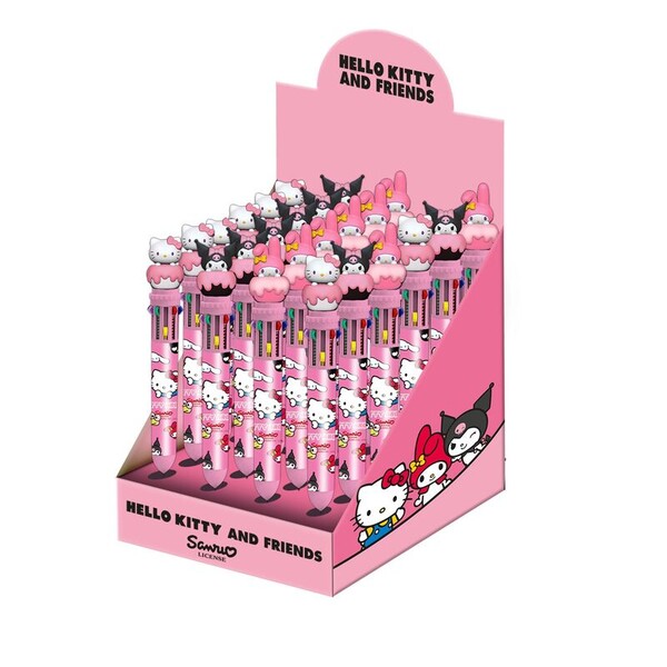 Boligrafo 10 colores Hello Kitty