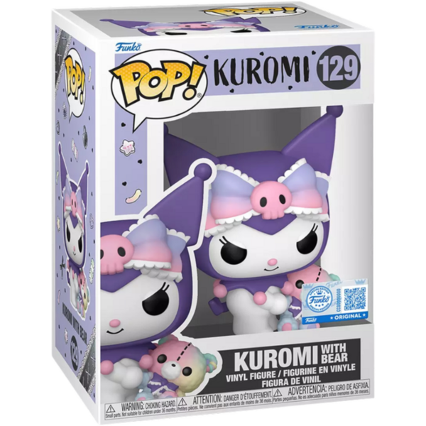 FUNKO  POP Kuromi - Kuromi with Bear Exclusive (129)- PRE-ORDER