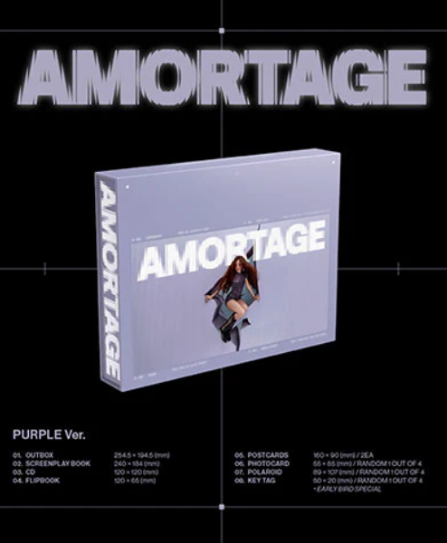 JISOO - AMORTAGE MINI ALBUM EXCLUSIVE EDITION