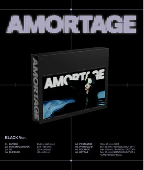 JISOO - AMORTAGE MINI ALBUM EXCLUSIVE EDITION