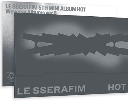 LE SSERAFIM - HOT (WEVERSE ALBUMS VER.)