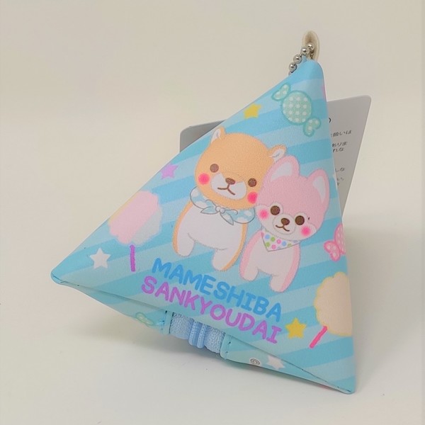 Amuse Triangular Purse - Mameshiba Sankyoudai