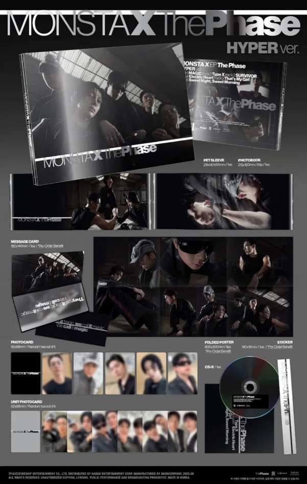 MONSTA X - THE PHASE - PRE-ORDER