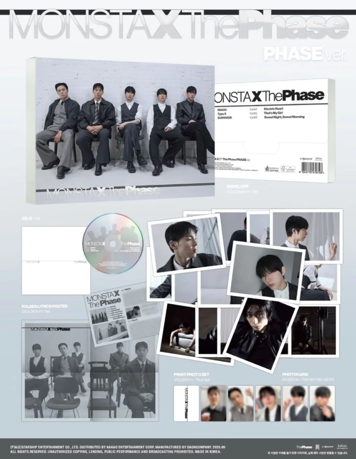 MONSTA X - THE PHASE - PRE-ORDER