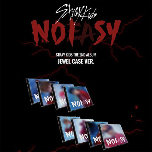 [STRAY KIDS]- NOEASY (JEWEL CASE - RANDOM VER)