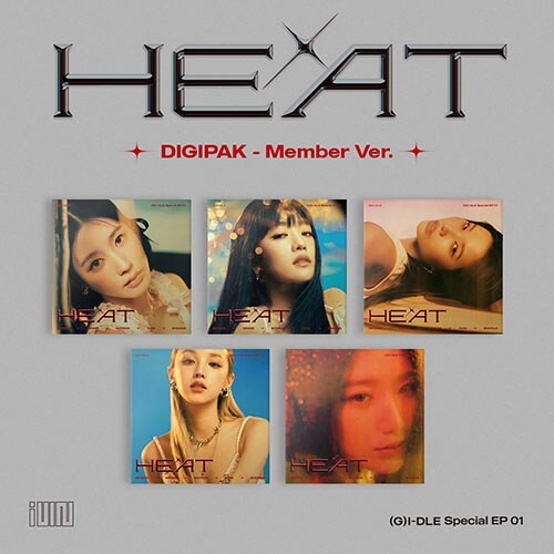 (G)I-DLE - HEAT-  DIGIPAK - Member Ver