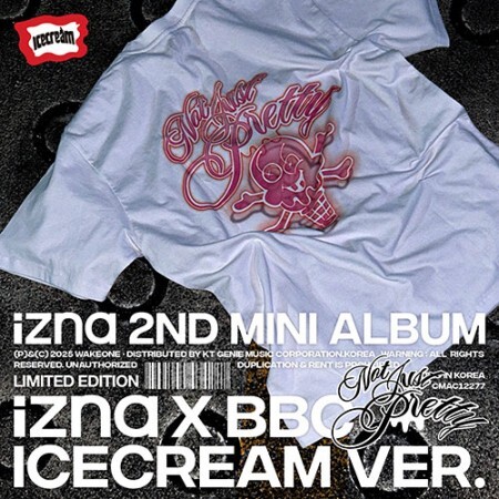 IZNA - NOT JUST PRETTY 2ND MINI ALBUM IZNA X BBC ICECREAM LIMITED EDITION VER- pre-order