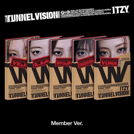 ITZY - TUNNEL VISION (MEMBER VER.)- PRE-ORDER