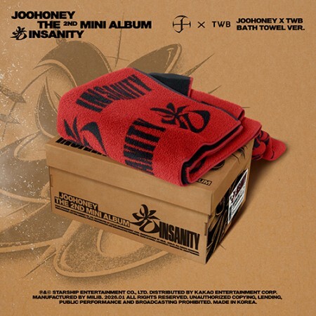 JOOHONEY - THE 2ND MINI ALBUM [(INSANITY)] (JOOHONEY X TWB BATH TOWEL VER.)(Limited)- pre-order