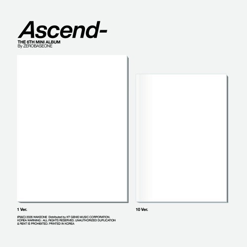 ZEROBASEONE - ASCEND- 6TH MINI ALBUM PHOTOBOOK VER- PRE-ORDER