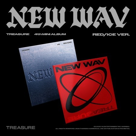 TREASURE – 4th MINI ALBUM [NEW WAV] RED/ICE VER.- PRE-ORDER
