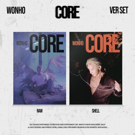 WONHO - EP [CORE] (Raw ver. / Shell ver.)- pre-order