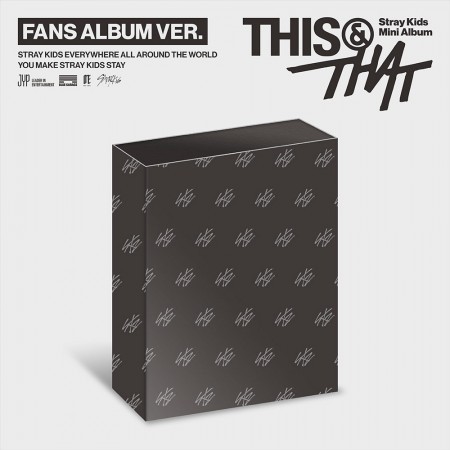 STRAY KIDS - THIS & THAT (FANS ALBUM VER.) + Apple Music Gift- pre-order