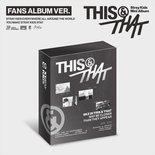 STRAY KIDS - THIS & THAT (FANS ALBUM VER.) + Apple Music Gift
