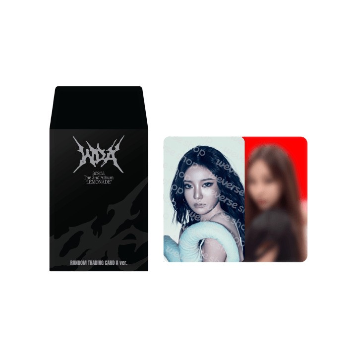 AESPA - AESPA WEEK MAKE IT LEMONADE OFFICIAL MD RANDOM TRADING CARD (A VER) - PRE-ORDER