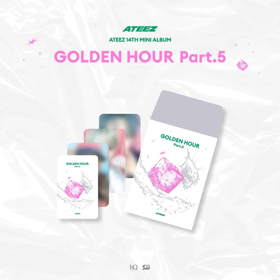 ATEEZ - GOLDEN HOUR : PART.5 POP UP OFFICIAL MD RANDOM TRADING CARD - PRE-ORDER