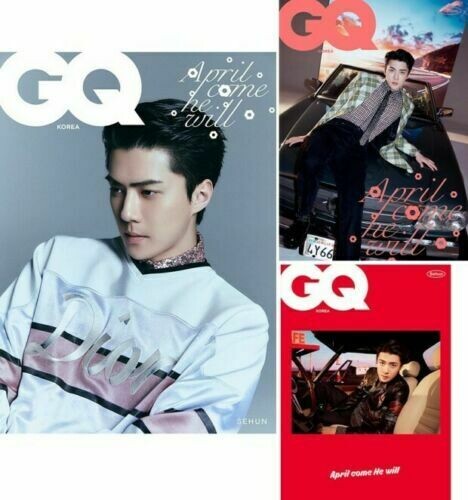 GQ REVISTA 2022 - SEHUN (EXO) RANDOM COVER