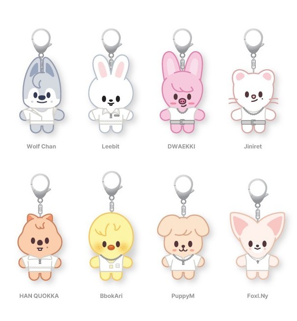 STRAY KIDS - THIS & THAT POP UP OFFICIAL MD COSTUME PLUSH KEYRING