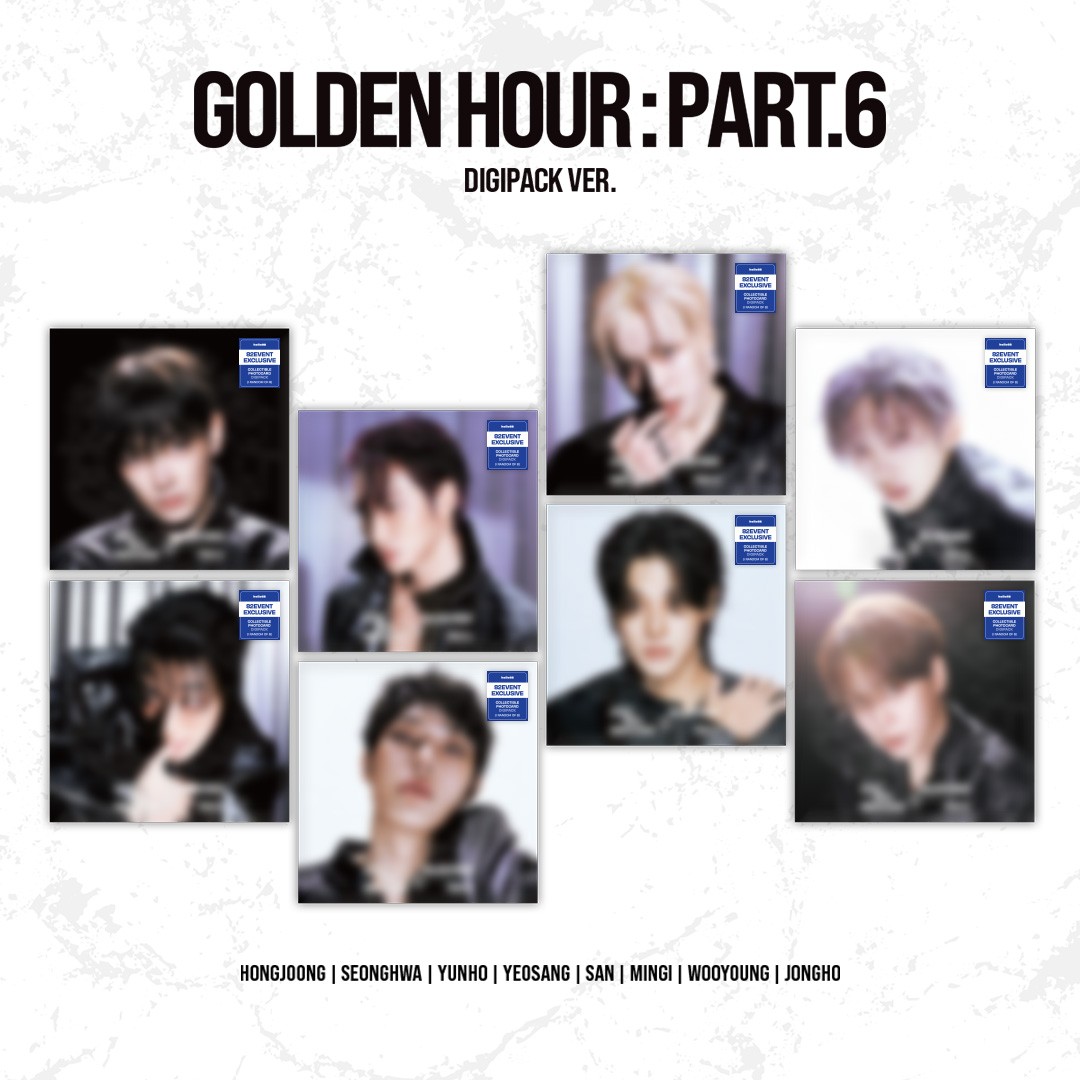 ATEEZ - GOLDEN HOUR : Part.6 (DIGIPACK VER.) - 82EVENT Exclusive- pre-order