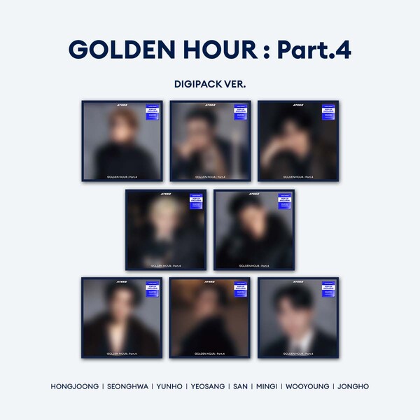 ATEEZ - GOLDEN HOUR : PART.4 MINI 13TH ALBUM DIGIPACK - Hello82 POP-UP Exclusive- PRE-ORDER