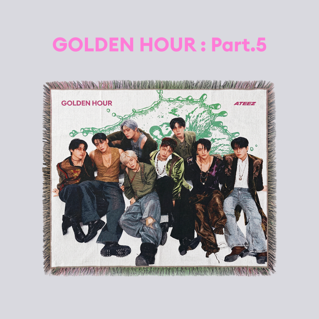 ATEEZ - GOLDEN HOUR : PART.5 - WOVEN THROW - PRE-ORDER