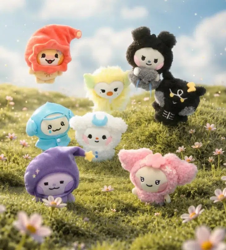 ATEEZ - MIGHTEEZ BERRY BREEZY FAIRY WEATHER PLUSH KEYRING - PRE-ORDER