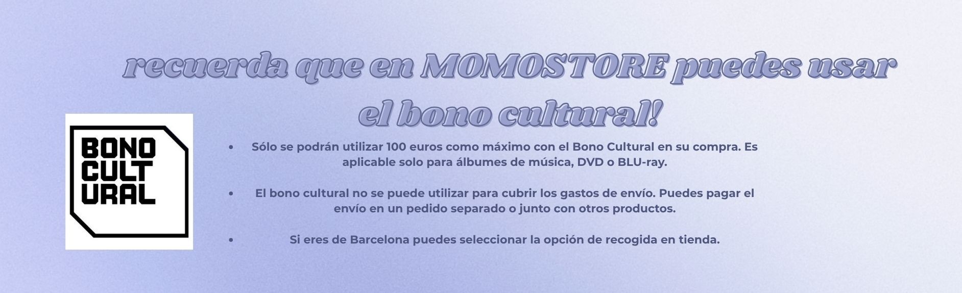 BONO CULTURAL
