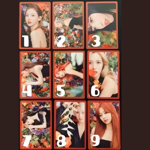 TWICE - OFICIAL PHOTOCARD - EYES WIDE OPEN  (STORY VER)