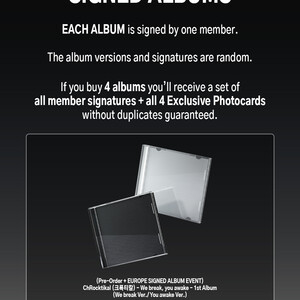 [K IDOL PREORDER EVENT] CHROCKTIKAL - We Break You Awake - 1st regular album- pre-order